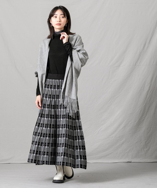 「Torrazzo Donna」 ニットスカート FREE グレー レディース_画像2