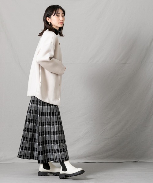 「Torrazzo Donna」 ニットスカート FREE グレー レディース_画像9