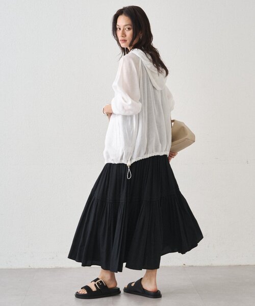 Loungedress（ラウンジドレス） パーカー シアーZIPパーカー