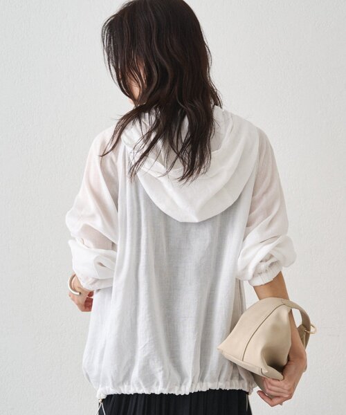 Loungedress（ラウンジドレス） パーカー シアーZIPパーカー