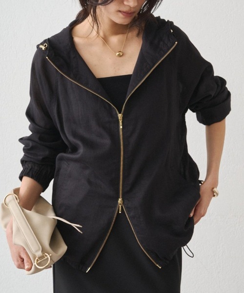 Loungedress（ラウンジドレス） パーカー シアーZIPパーカー