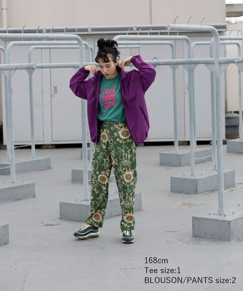 「ARCH & LINE」 ナイロンブルゾン 3 パープル レディース_画像6