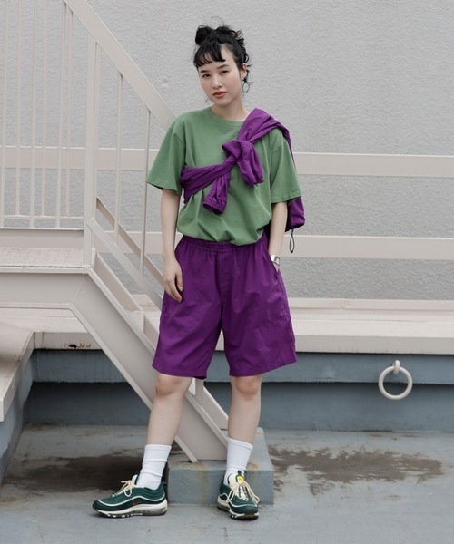 「ARCH & LINE」 ナイロンブルゾン 3 パープル レディース_画像7