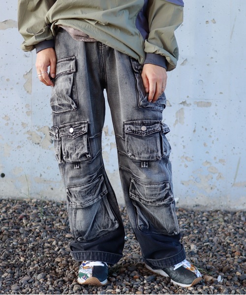 「Bling Leads」 カーゴパンツ MEDIUM ブラック メンズ_画像5