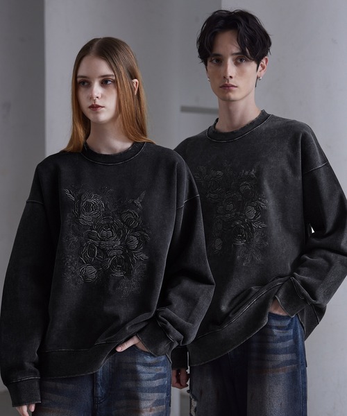 「CLEL」 スウェットカットソー L グレー メンズ_画像4