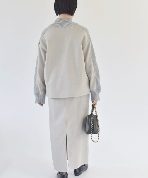 「quaranciel」 長袖カットソー ONE SIZE ネイビー レディース_画像5