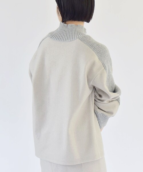 「quaranciel」 長袖カットソー ONE SIZE ネイビー レディース_画像8