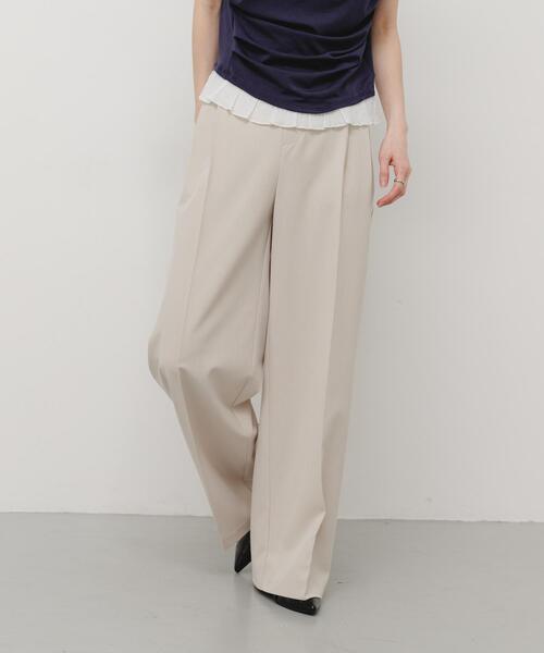 SENSE OF PLACE by URBAN RESEARCH ワイドパンツ スラックス パンツ