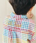 ブラウス シャツ 「リンク」ストライプ・チェッ...の詳細画像3