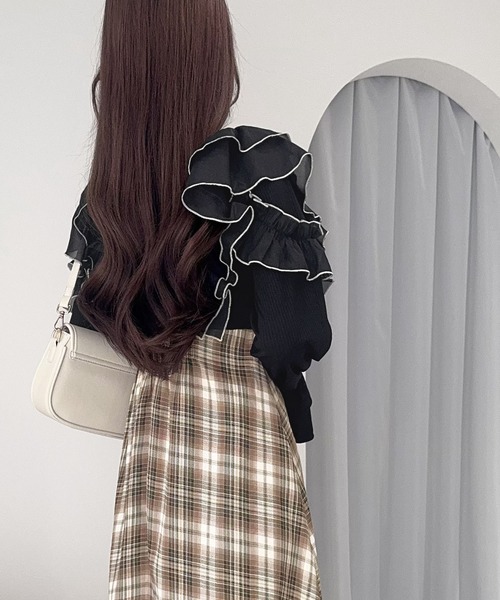 「mily bilet」 ドッキングワンピース MEDIUM ブラック レディース_画像8
