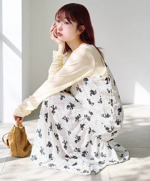 Kastane（カスタネ） ワンピース 「2サイズ展開/低身長サイズ」ドット