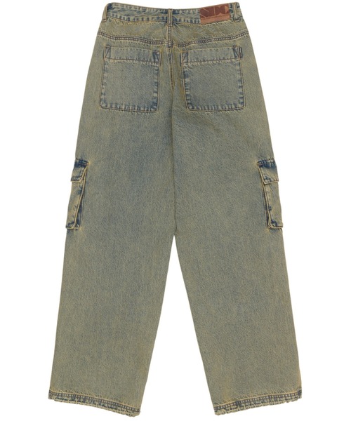 「SCULPTOR」 カーゴパンツ MEDIUM ライトブルー レディース_画像5