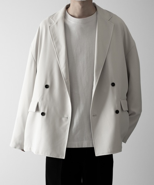 「RUUBON」 テーラードジャケット S ネイビー メンズ_画像2