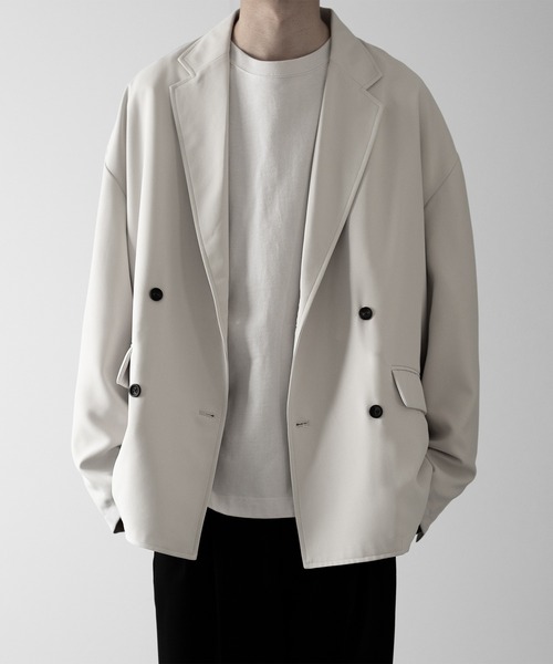 「RUUBON」 テーラードジャケット S ネイビー メンズ_画像5