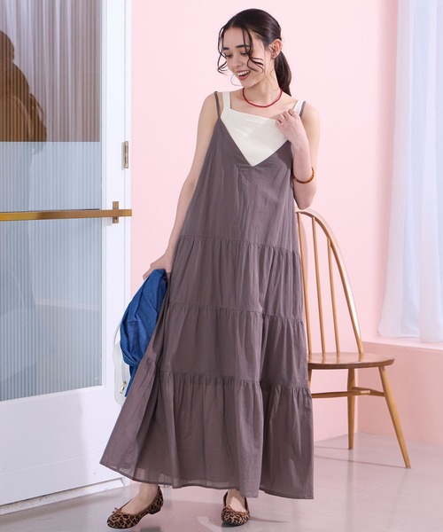 THE CRAFT CREW PRODUCTS ワンピース 夏 インドコットン ティアード