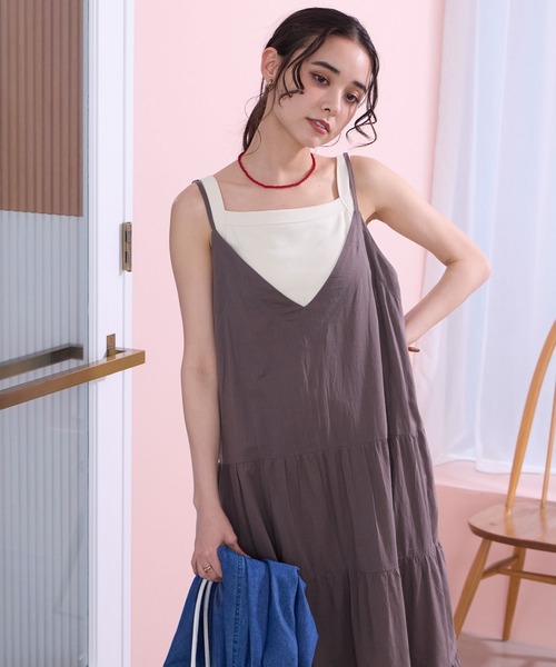 THE CRAFT CREW PRODUCTS ワンピース 夏 インドコットン ティアード