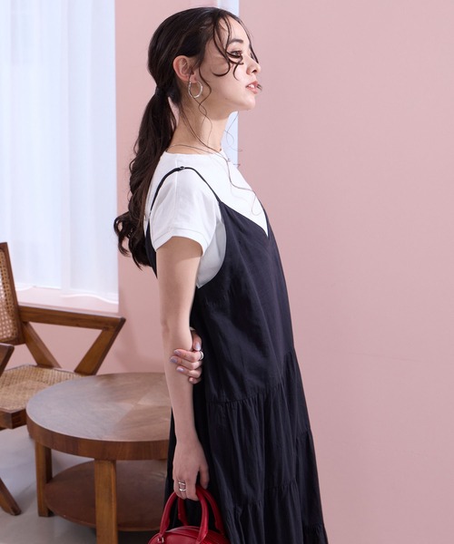 THE CRAFT CREW PRODUCTS ワンピース インドコットン ティアード切替