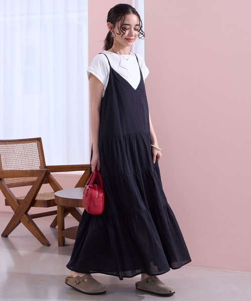 THE CRAFT CREW PRODUCTS ワンピース インドコットン ティアード切替