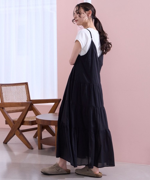 THE CRAFT CREW PRODUCTS ワンピース 夏 インドコットン ティアード