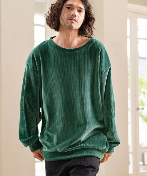「CAMBIO」 長袖Tシャツ M ホワイト メンズの画像