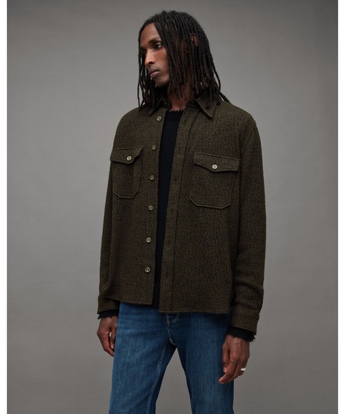 「ALLSAINTS」 長袖シャツ S グリーン系その他 メンズ_画像6