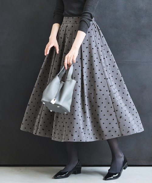 「RUIRUE BOUTIQUE」 プリーツスカート M グレー レディース_画像5