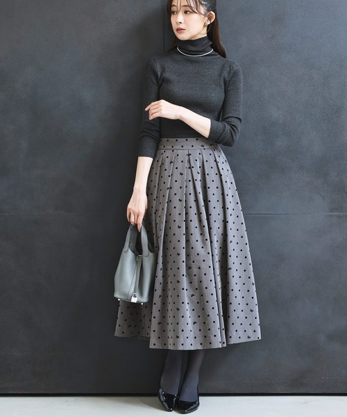 「RUIRUE BOUTIQUE」 プリーツスカート M グレー レディース_画像6