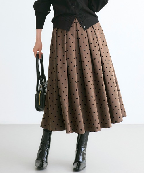 「RUIRUE BOUTIQUE」 プリーツスカート M グレー レディース_画像9