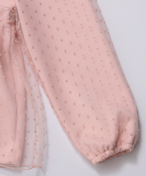 MERAKI ドットチュールペプラムトップス レディース : ZOZOTOWN Yahoo
