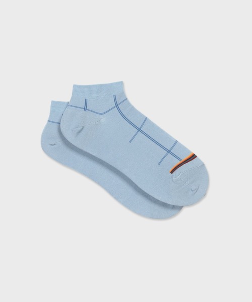 Paul Smith（ポール・スミス） 靴下 “W-Windowpane” ショートソックス
