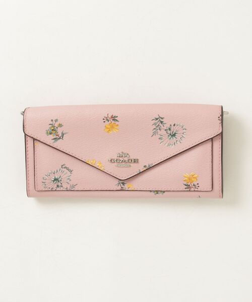 COACH 花柄 二つ折り財布 ピンク COACH（コーチ） 花柄財布 - ピンク レディース : ZOZOTOWN Yahoo!店