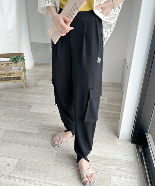 「Java」 カーゴパンツ MEDIUM ブラック レディース_画像3