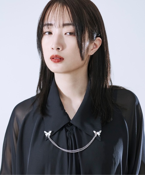 「Ellno Loset」 長袖シャツ SMALL オフホワイト メンズ_画像8