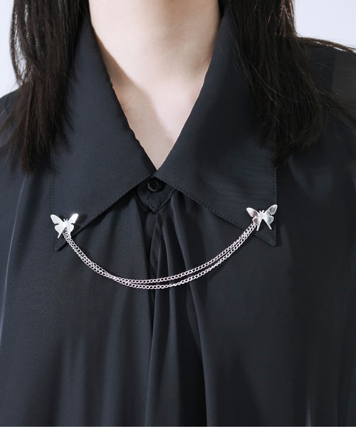 「Ellno Loset」 長袖シャツ SMALL オフホワイト メンズ_画像9