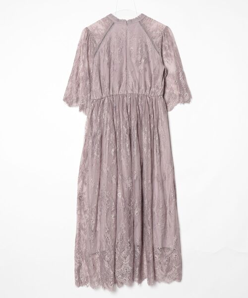 「Dorry Doll」 7分袖ワンピース L グレー系その他 レディース_画像2