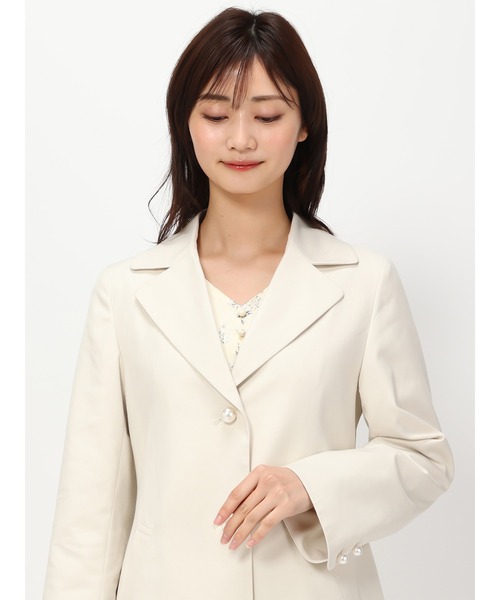 「MISCH MASCH」 トレンチコート S ベージュ レディース_画像6