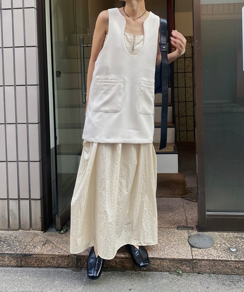 着せ替え服・アウトフィット nananana nananamoe（ナナナモエ） ワンピース gather drawstring front zip