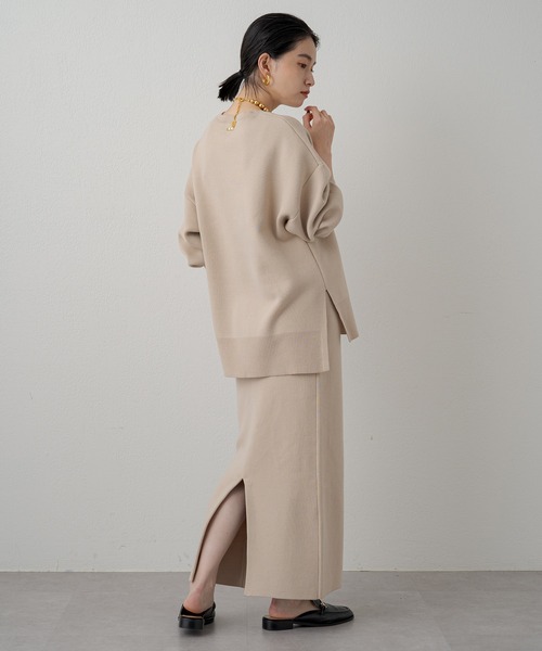 「LOUNGEDRESS」 ニットスカート FREE ベージュ レディース_画像10