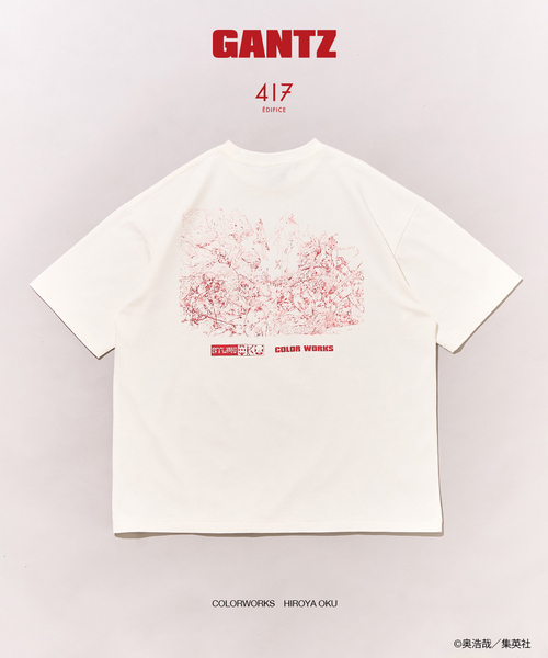 417 EDIFICE（フォーワンセブンエディフィス） tシャツ GANTZ / ガンツ