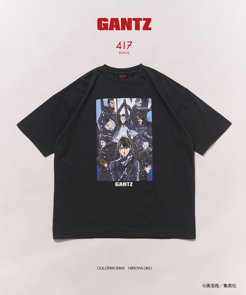 417 EDIFICE（フォーワンセブンエディフィス） tシャツ GANTZ / ガンツ