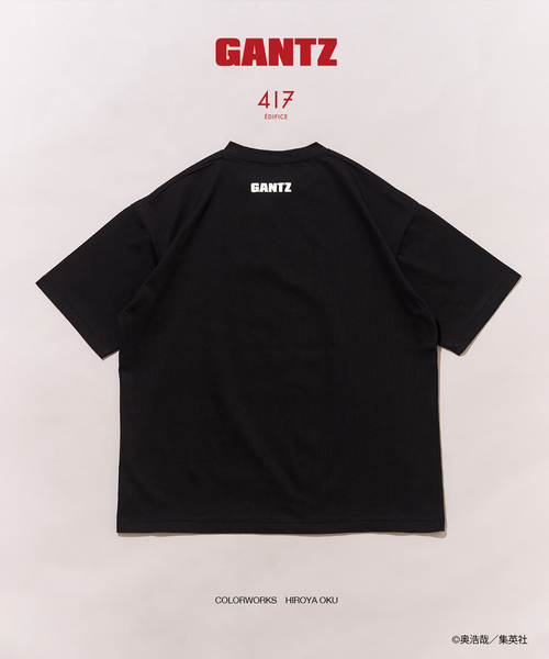 417 EDIFICE（フォーワンセブンエディフィス） tシャツ GANTZ / ガンツ