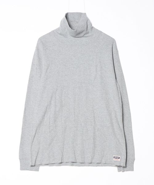 タクト Schott N.Y.C. 長袖シャツ グレー系 Lサイズ Schott N.Y.C（ショット） 「schott」 長袖Tシャツ LARGE ライトブルー