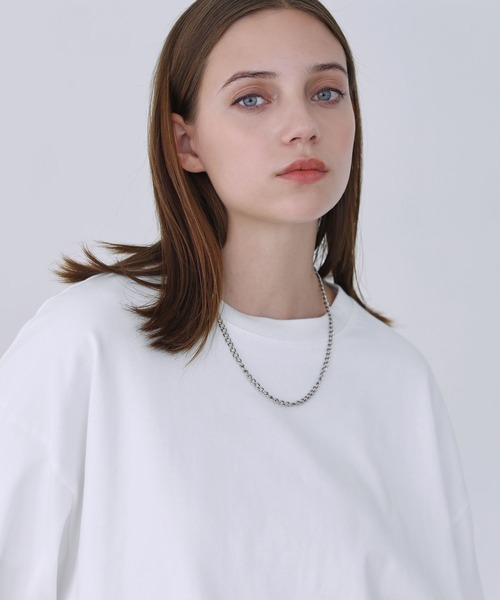 「ROCHEM」 長袖Tシャツ X-SMALL グレー メンズ_画像4