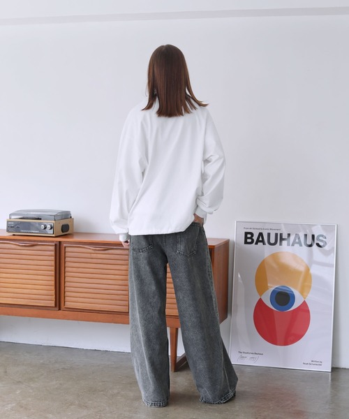 「ROCHEM」 長袖Tシャツ X-SMALL グレー メンズ_画像9