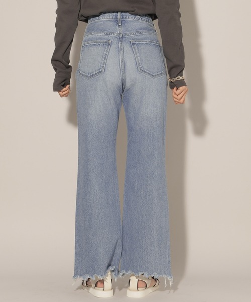 「upperhights」 デニムパンツ 1 インディゴブルー レディース_画像9