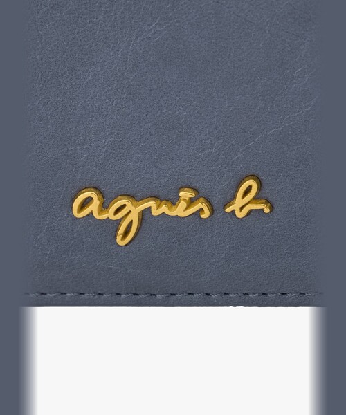 agnès b. 名刺入れ agnes b.（アニエスベー） 名刺入れ レザー フラグメントケース