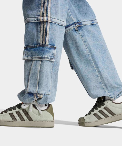 adidas（アディダス） ワイドパンツ ジーンズ デニム デニムパンツ
