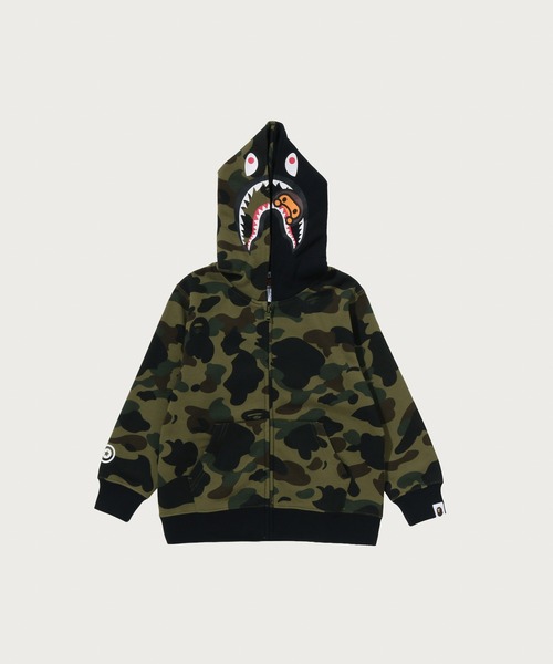 A BATHING APE（アベイシングエイプ） パーカー 1ST CAMO MILO SHARK