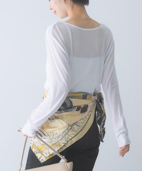PORTER CLASSIC｜スーピマコットンのボートネックカットソー（XL） tシャツ スーピマコットンボートネックTEE レディース : ZOZOTOWN