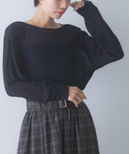 tシャツ スーピマコットンボートネックTEE レディース : ZOZOTOWN